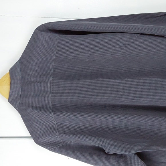 Bugatchi Dark Blue /Gray Mens Soft Modal Long Sleeve Premium Quality Shirt Sz.L - Picture 7 of 9